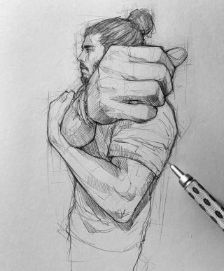 Зарисовки тела человека