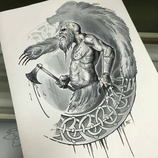 Эскизы скандинавия