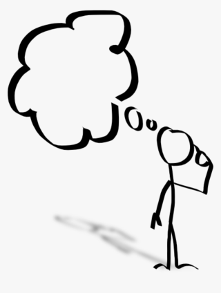 Задумчивый человек рисунок