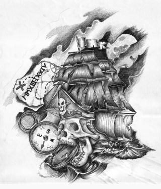 Море эскиз