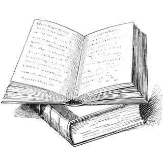 Книжка открытая рисунок