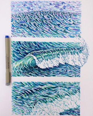 Живая зыбь рисунок