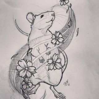 Эскиз крысиный король