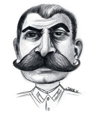 Сталин для срисовки