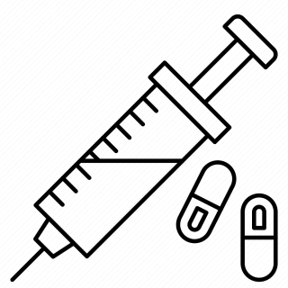 Шприц рисунок для детей