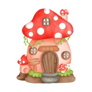 Рисунок домик гномика