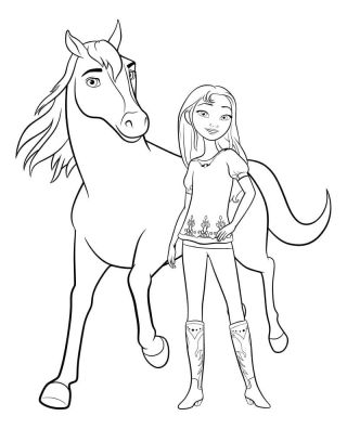 Раскраска страна лошадей