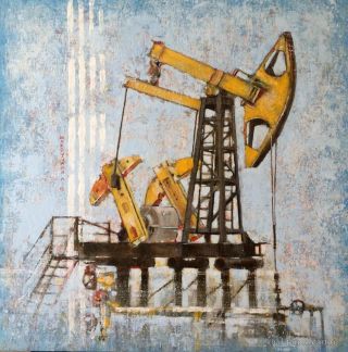 Нефтекачалка рисунок