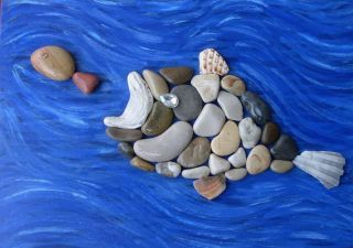 Детские рисунки камней