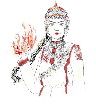 Рисунок на тему чувашия
