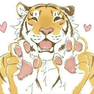 Милый тигр рисунок