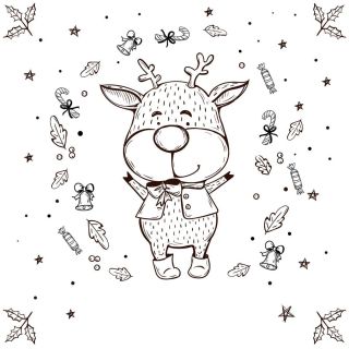 Новогодние рисунки легко