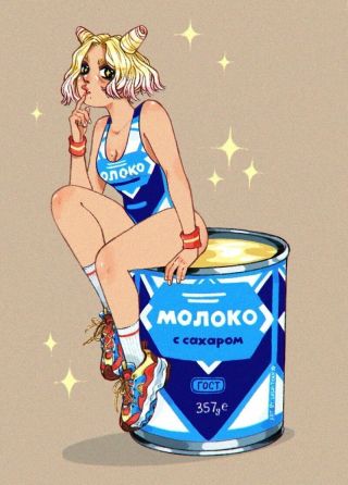 Молоко рисунок