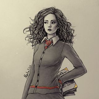 Гермиона грейнджер рисунок