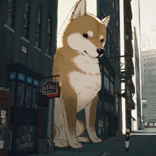 Хатико рисунок