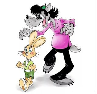 Рисунок зайца из ну погоди