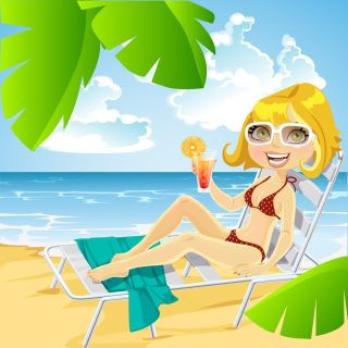 Рисунок отдых на море