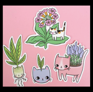 Мини стикеры для срисовки