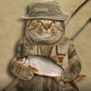 Рыбак рисунок