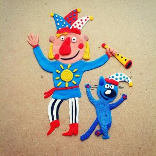 Иллюстрация скомороха