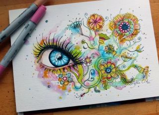 Простые рисунки фломастерами