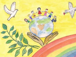 Рисунок здравствуй мир