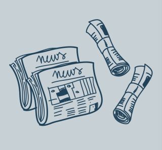 Газета рисунок