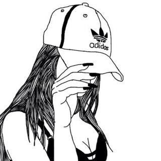 Человек в кепке рисунок