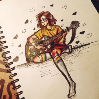 Рисунки эстетика инди кид