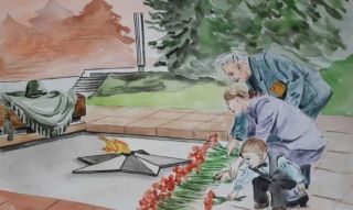 День победы рисунки детей