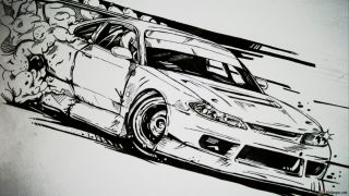 Раскраска дрифт