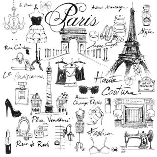 Раскраска париж