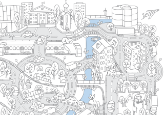 Мега раскраска