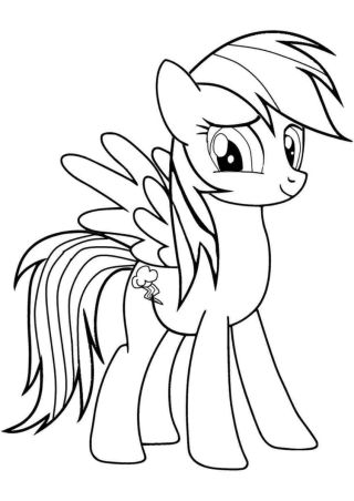 Радуга дэш раскраска