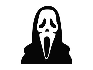 Маска крик рисунок