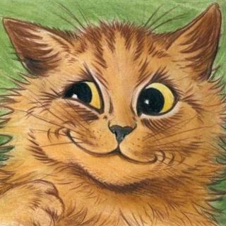 Рисунок хитрый кот