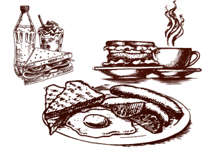 Драники рисунок