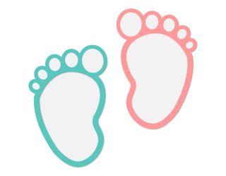 Трафарет стопы