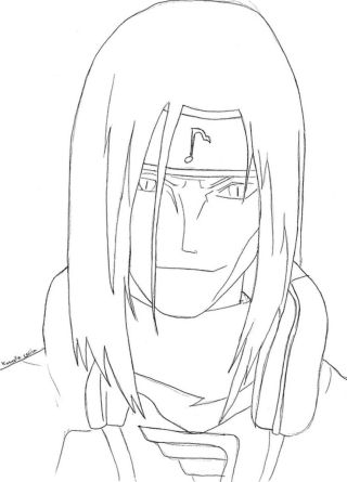 Раскраски итачи