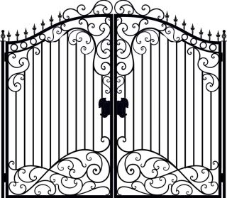 Ворота раскраска