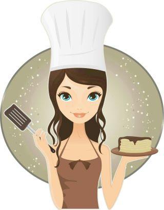 Нарисованный повар
