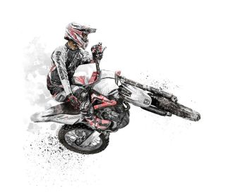 Рисунок питбайка