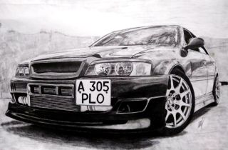 Тойота камри рисунок