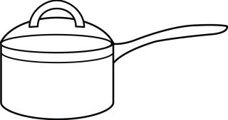 Трафарет кастрюли