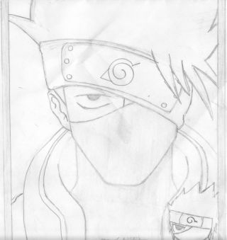 Какаши для срисовки