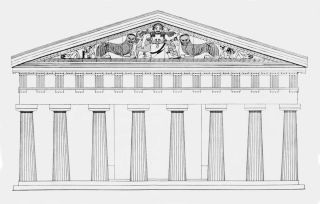 Парфенон раскраска