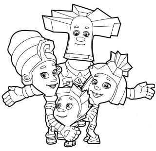 Рисунки фиксики