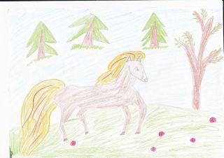 Рисунок сивка бурка