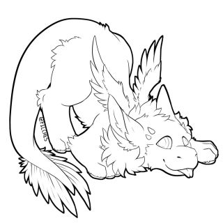 Фурия раскраска