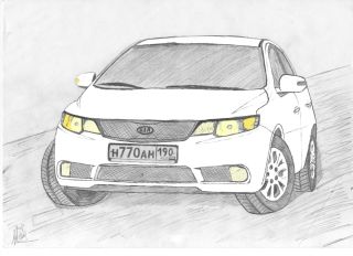 Киа рисунок